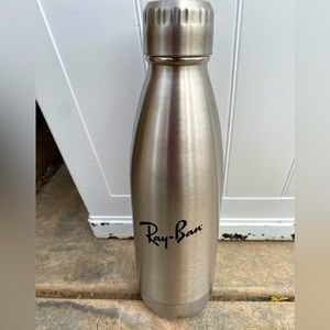 New Authentic Ray-Ban Stainless Steel Metal Water Bottle
